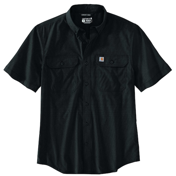 Carhartt Men's TW5292 M Force RlxdFit LW SS Shrt M REG Short Sleeve Relaxed Black TW5292-M / 105292-N04MREG - main